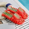 thumbnail image 2 of Toddler Boys Girls Cartoon Sandels Crayon Shaped Kids Slippers Funny Lobster Design Non Open Toe Waterproof Lightweight Breathable Shoes for Indoor Outdoor Summer Use, 2 of 5