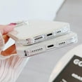 thumbnail image 6 of Compatible with iPhone Case,Glitter Matte Colorful Pearly Shell Pattern [Compatible with Wireless Charging] Full Body Protection Soft Shockproof Cover Phone Case (White,iPhone 15 Pro Max), 6 of 6