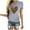 Gray, variant on Womens Valentine's Day Shirts Plus Size Love Heart Graphic Tees Work Short Sleeve Blouse Round Neck Holiday T-shirt Tops Womens Spring Fashion 2025