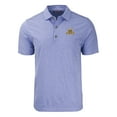 thumbnail image 2 of Men's Cutter & Buck  Heather Blue North Carolina A&T Aggies Big & Tall Forge Eco Stripe Stretch Recycled Polo, 2 of 3