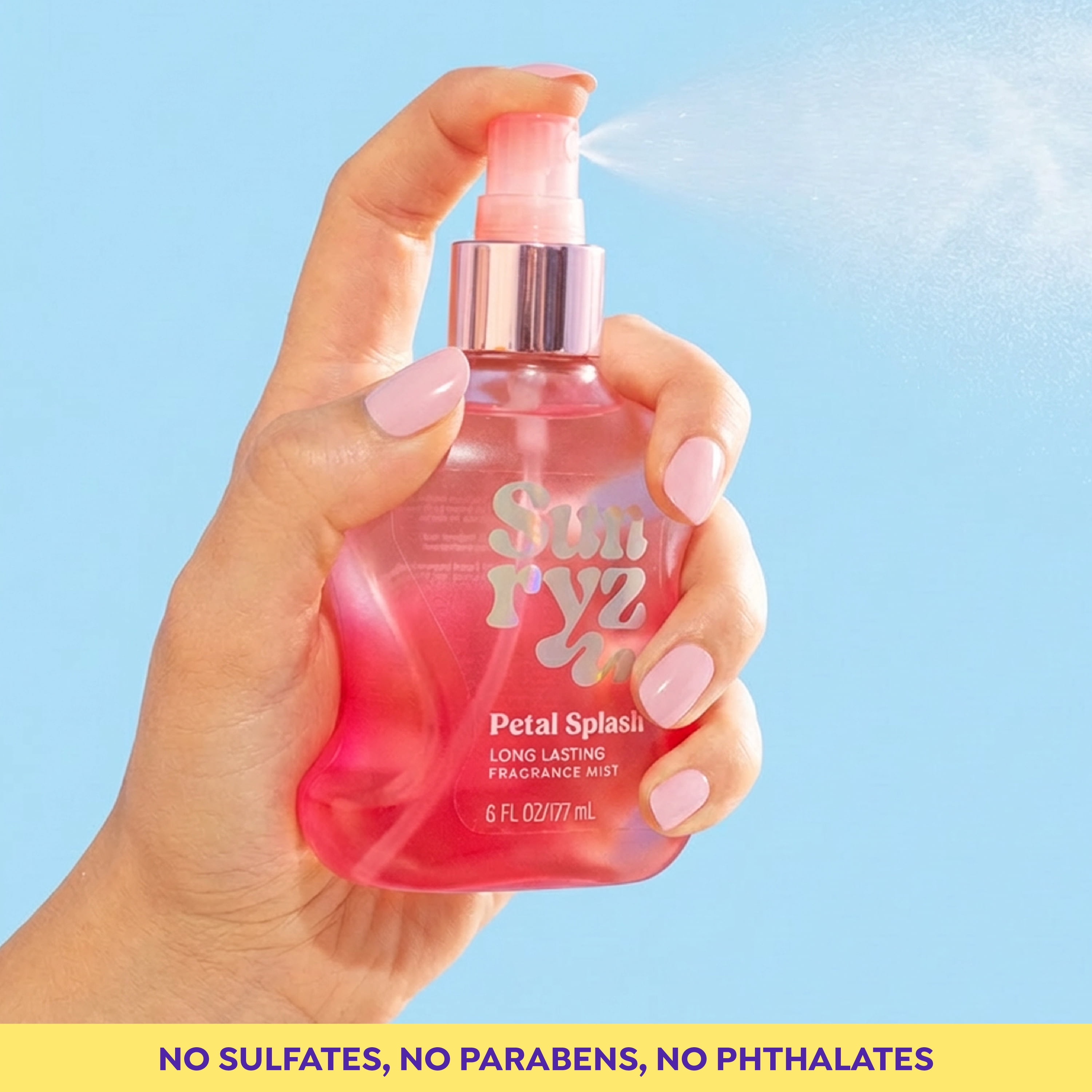 Sunryz Petal Splash Long-Lasting Fragrance Body Mist, 6 fl oz