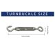 thumbnail image 4 of Ojo Tensor De Cuerda De Alambre Tensor De Cuerda De Alambre De Acero Inoxidable Tensor Kit De Tensión De Alambre Ajustable Reutilizable Para El Hogar Camping Jardinería 5Pcs M5 Speravity TO005705-01, 4 of 7
