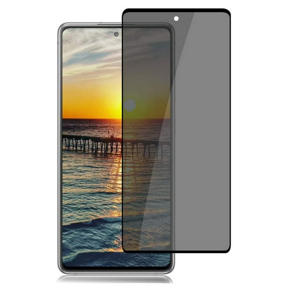 Tempered Glass Privacy Screen Protector for  T-Mobile Samsung Galaxy S20 Fan Edition - Verizon Samsung Galaxy S20 Fan Edition, Anti-Spy Anti-Peep 3D Edge Curved Case Friendly D9V