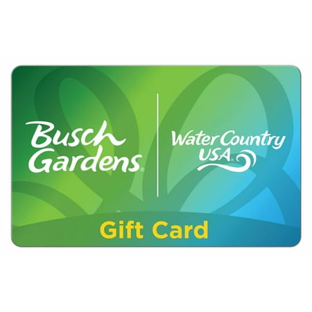 Busch Gardens Water Country USA $25 Gift Card