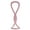 Light Pink1, variant on Figure 8 Resistance Band, Elastic Pull Rope Exerciser for Arm Back Shoulder Chest Training, Silicone 8 Shape Workout Rope for Home Gym Yoga Stretching and Therapy Exercises