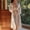 White, variant on Women's Satin Maxi Robe Faux Feather Trim Long Sleeve Belted Sleepwear M