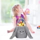 thumbnail image 4 of Bolso de mano de conejito de Pascua con asa de orejas largas ajustables | Canasta de búsqueda de huevos para niños | Cubo de almacenamiento de regalo | Diseño de tela multicolor | Tamaño de 9x9.8, 4 of 8