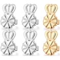 thumbnail image 1 of Elevadores para Aretes Kouley Ajustables Hipoalergénicos 8MM 3 Pares, 1 of 7