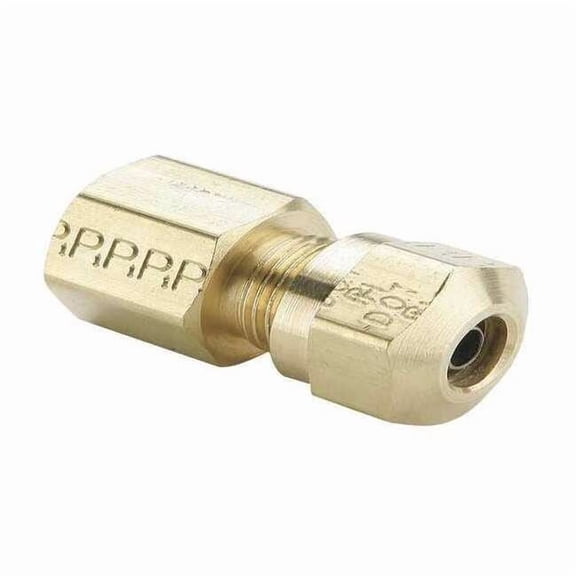 Parker Strt, Brass, Comp. 3/8 in, FNPT 1/4 in 66NTA-6-2