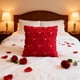 thumbnail image 5 of Decoraciones para San Valentín, fundas de almohada de 45 x 45 cm para San Valentín, suaves fundas de almohada de lana sintética con forma de corazón rojo para sofá, funda de almohada de felpa., 5 of 6