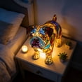 thumbnail image 6 of Hometravel Resin Dog LED Night Light, Colored Puppy Table Lamp, USB Powered Animal Sculpture Decor for Bedroom Desk, 6 of 9