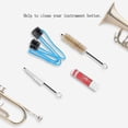 thumbnail image 3 of Kit de nettoyage pour trompette, trombone, tuba, cor, outil avec chiffon de nettoyage, brosse, gants, 3 of 4