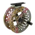 thumbnail image 3 of 7/8 Fish Skin Pattern Fly Fishing Reel Aluminum Alloy Left Right Hand Practice Fly Reel for Freshwater Saltwater, 3 of 14