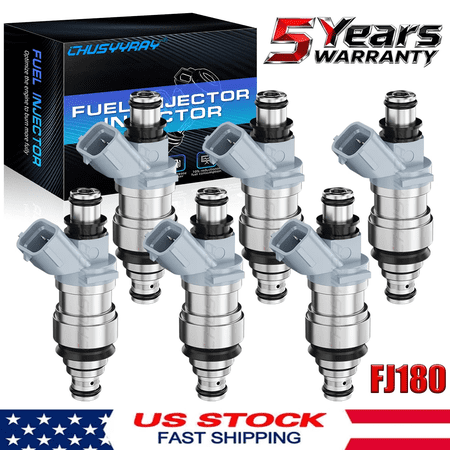 Newest 6 Upgrade Fuel Injectors For 1996-1998 Toyota 4Runner 3.4L V6 23250-62030