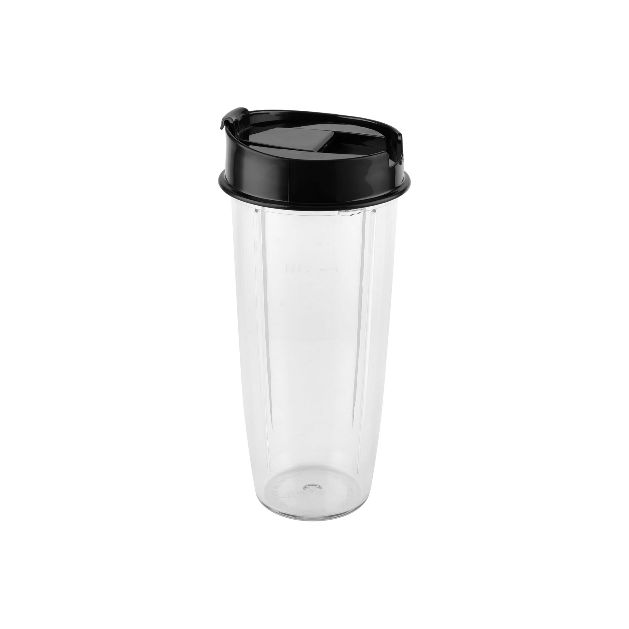 Mainstays Black Single-Serve Blender with 1 Travel Lid, 16 oz
