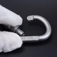thumbnail image 3 of koolsoo 3pcs Carabiner Key Chain Pewter Alloy Carabiner Key Chain For Camping, Fishing, 3 of 9