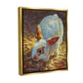 thumbnail image 4 of Stupell Industries Rabbit Pointillism Portrait Animals & Insects Painting Gold Floater Framed Canvas Art Print Wall Art, 17 x 21, 4 of 10