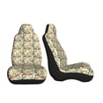 thumbnail image 3 of Cauagu Mushrooms Gnomes Print Car Seat Covers,Universal Automotive Seat Covers Car Seat Protectors Easy to Install Car Cover Car Accessories Auto rucks Van & SUV-2 PCS, 3 of 9