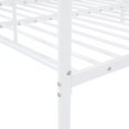 thumbnail image 7 of Metal Daybed, Full Size Sofa Bed with Twin Size Trundle, Metal Bed Frame, Full Daybed with Steel Slat Support, Heavy-Duty Steel Full Daybed with Pull Down Trundle Bed, Space Saving Design, White, 7 of 7