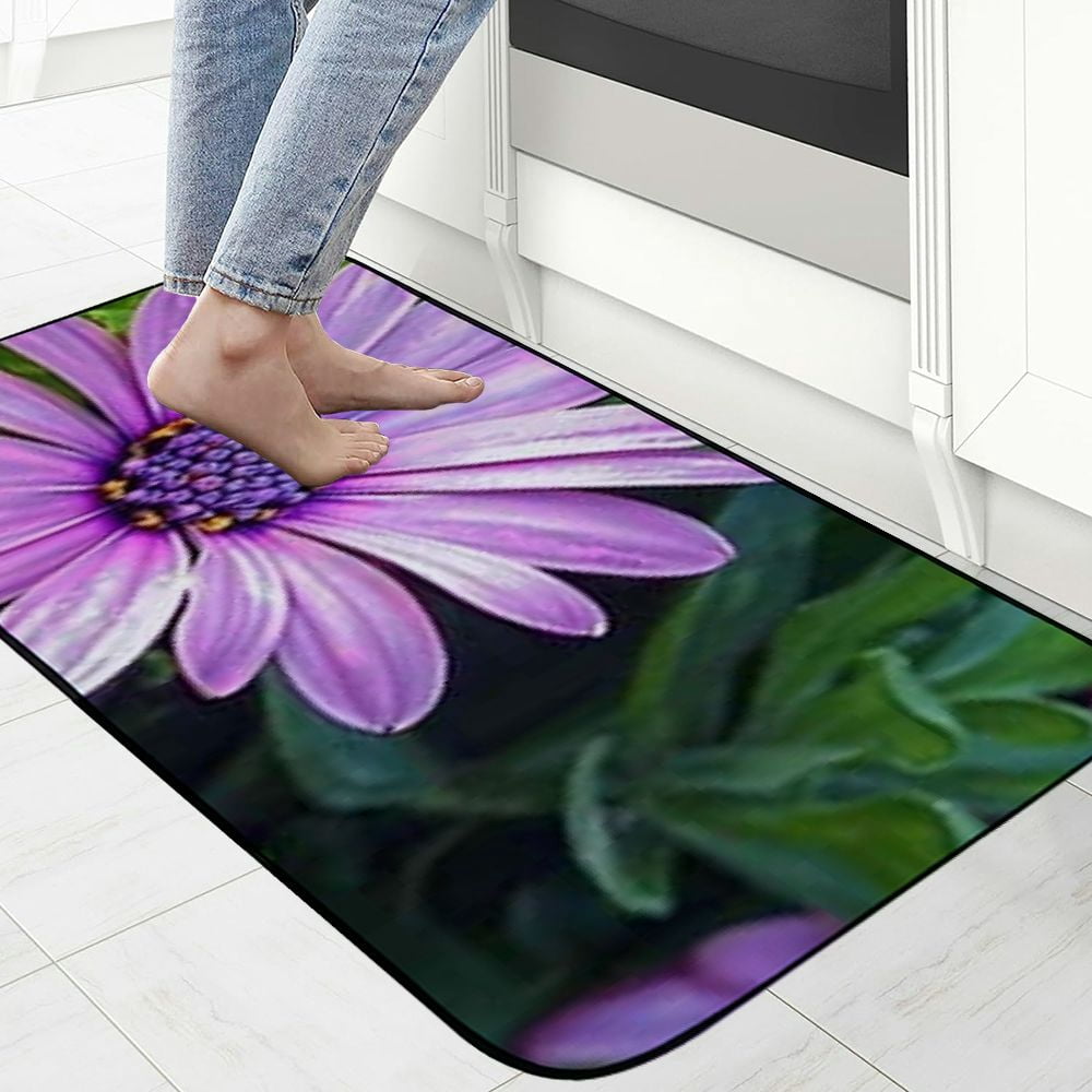Heduofu Decorative Door Mat, Door Mat with Non-Slip Rubber Backing, Easy Cleaning, Traps Dirt, Rug for Entry, Patio, Garage - Cluster Flowers Little Flower Beautiful Nature 19.68*47.24 in
