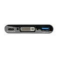 thumbnail image 2 of Eaton Tripp Lite Series USB C to DVI Adapter with USB-A Hub, Thunderbolt 3-1080p, PD Charging, Black, 6 in., USB Type C, USB-C, USB Type-C - Docking station - USB-C - DVI, 2 of 8