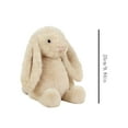 thumbnail image 2 of Yanxiao Easter Bunny Plush Toys, 9.8" Brown Cute Long-Eared Bunny Doll Stufferd Animal Toys, Soft Rabbit Gift Easter Basket Stuffers Toys, Easter Party Favors Gift for Girls Boys kids and Adults, 2 of 3