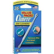 Clinere Flexible Plastic Personal Ear Cleaners, 36 count