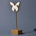 thumbnail image 4 of Soporte para pendientes jinwen diseño de mariposa exhibición joyería beige, 4 of 8