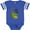 Football Blue and White, variant on Inktastic I Love my Dad with Baby and Daddy Brontosauruses Boys or Girls Baby Bodysuit