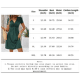 thumbnail image 6 of MORTTIC Women's Summer Twist Front & Ruched Waist V-Neck Short Sleeve A-Line Dress, M, 6 of 6