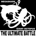thumbnail image 3 of CafePress - Megashark Giant Octopus Battle Women's Dark Pajama - Women's Short Sleeve Print T-Shirt and Pants Dark Cotton Pajama Set, 3 of 7