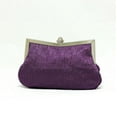thumbnail image 3 of Pochette Plissée et Tressée à Strass Cloutée pour Mariage, Soirée, Mariée, Demoiselle d'Honneur, 3 of 4