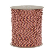 Paracord Planet 50' and 100' Hanks of Parachute 550 Cord Type III 7 Strand Paracord in Hot Color Dominant Color Patterns