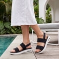 thumbnail image 6 of GYMEPIC Women's Walking Sandals Summer Shoes Platform Air Cushion Open Toe, 6 of 6