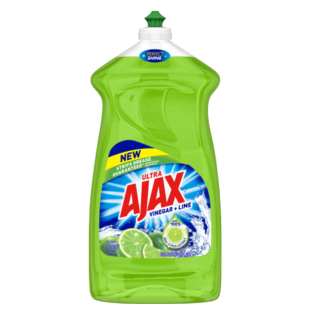 (2 Pack) Ajax Ultra Triple Action Liquid Dish Soap, Lime - 52 fluid (Best Green Dish Soap)