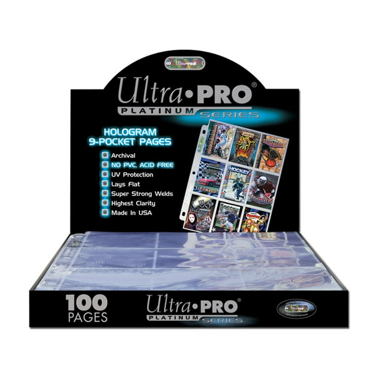 Ultra Pro Collecting Binder Sheet Holder Protector, 9-Pocket