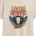 thumbnail image 3 of Lynyrd Skynyrd - Americana Steer Skull - Juniors Ideal Flowy Muscle T-Shirt, 3 of 5