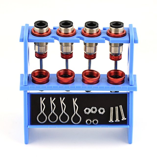 Coches de control remoto Amortiguador Soporte para fosos Agregar soporte de aceite con repuestos magnéticos 36218 Reemplazo de accesorios para modelos de control de radio Kyosho