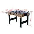 thumbnail image 2 of KOFUN 5FT Foosball Table, Mini Competition Soccer Table Game with All Accessories, Leg Levelers and Heavy-Duty Legs, Perfect for Home, Game Rooms, and Parties, Brown, 2 of 7