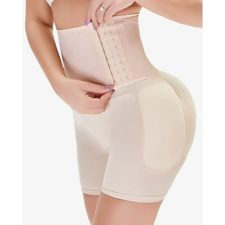 

Ykohkofe Fake Back Body Shaper Big Butt Pad Seamless High Waist Control Brief Shapers Panties Underwear Shapewear