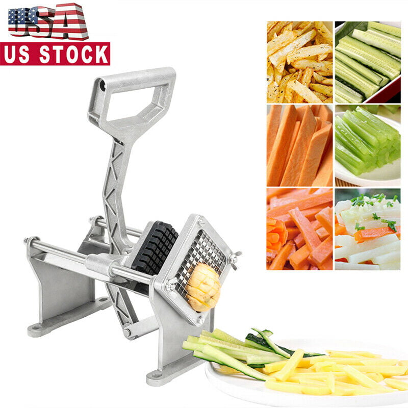ZOKOP Stainless Steel Potato French Fry Fruit Vegetable Cutter Slicer 1 Blades 