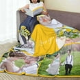 thumbnail image 5 of Personalised Blanket Custom Blanket with Collage Photos Text, Custom Soft Flannel Blanket for Family Friends Kids Couple, Personalized Gifts for Christmas Xmas New Year Birthday Wedding Anniversary, 5 of 6