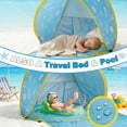 thumbnail image 6 of 3-in-1 Pop-Up Beach Tent with UPF 50+ Sun Protection, Portable Outdoor Shelter, 6 of 8
