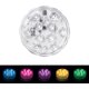 thumbnail image 5 of SpotGlo - Luces LED sumergibles impermeables con control remoto, luces LED RGB cambiantes, funciona con pilas para estanque, piscina, fuente, acuario, jarrón, bañera de hidromasaje, evento, fiest, 5 of 5