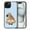 French Bulldog Butt Looking Back, variant on WIRESTER Shockproof Soft Rubber Cover Case for Apple iPhone 15 6.1" 2023, Pembroke Welsh Corgi Dog Butt Looking Back On Sunset Background