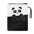 thumbnail image 2 of HELLHERO Polyester Book Sleeve Protector Pouch for Readers - Gift Bag for Travel Book Protection, 11.42 x 8.66 Inch Cartoon Panda, 2 of 8