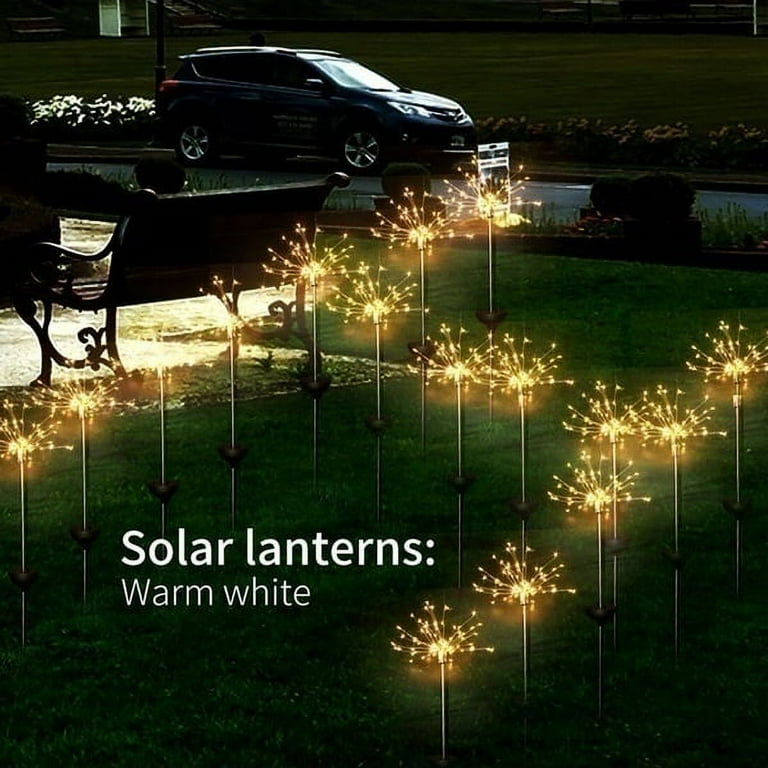 HOTBEST 120/90LED Waterproof Solar Powered Outdoor Grass Globe Dandelion Lamp For Garden Lawn Landscape Lamp Holiday Light HOTBEST 120/90LED Waterproof Solar Powered Outdoor Grass Globe Dandelion Lamp For Garden Lawn Landscape Lamp Holiday Light