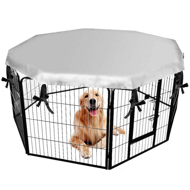 Pet Playpen Cover Dog Crate Cover For Outdoor And Indoor Double Side Waterproof Windproof Shade Cage Cover Walmart Com