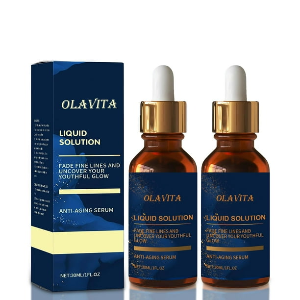 Sérum facial OLAVITA Líquido Antiedad con Vitamina C, E, Retinol