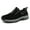 Black, variant on Men's Suede Slip On Waterproof Anti-Slip Lightweight  Loafers,Casual Fashion Breathable Low-top Safety Sneakers Comfortable Walking Boat Shoe